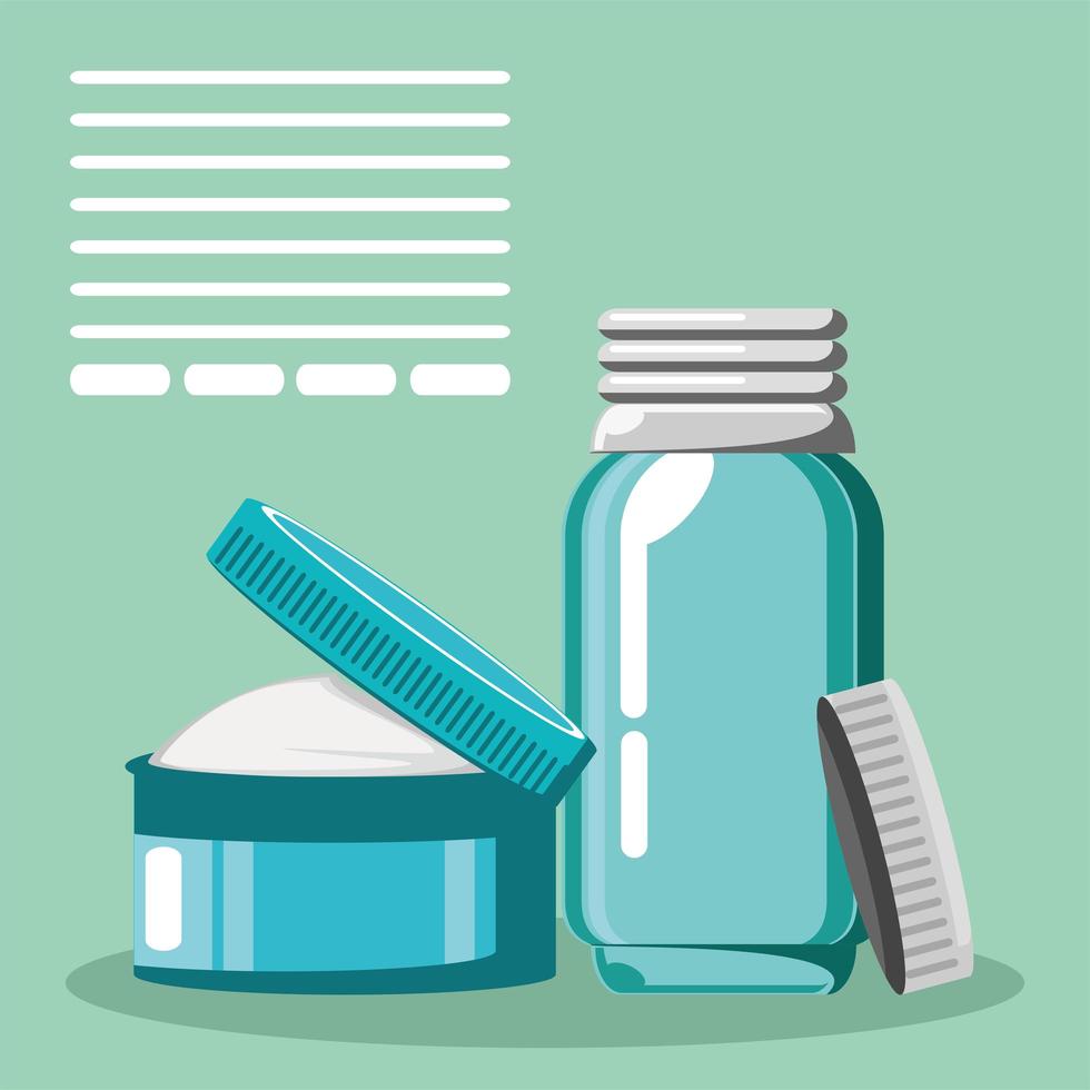 liquid cream medicine vector