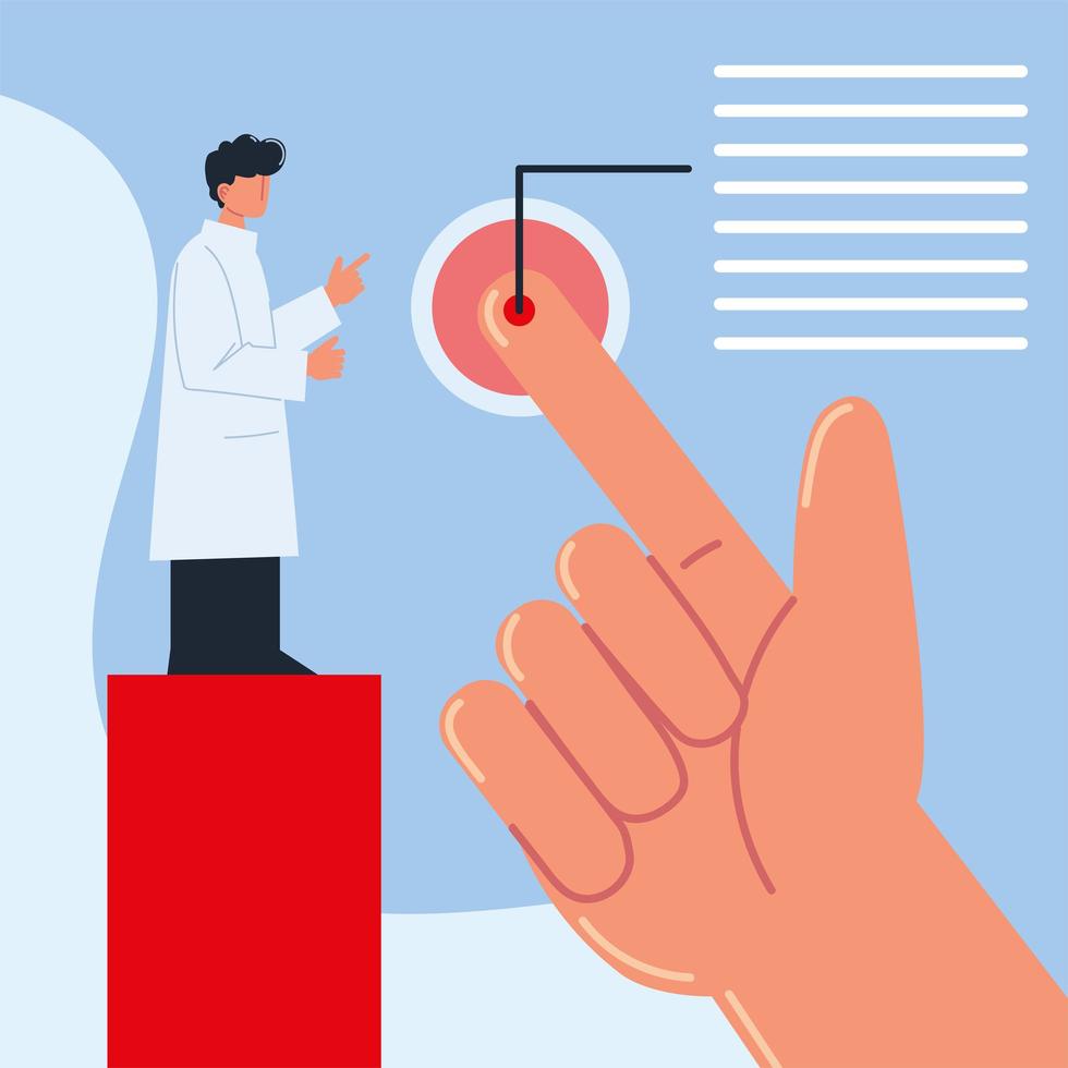 diabetes control therapy vector
