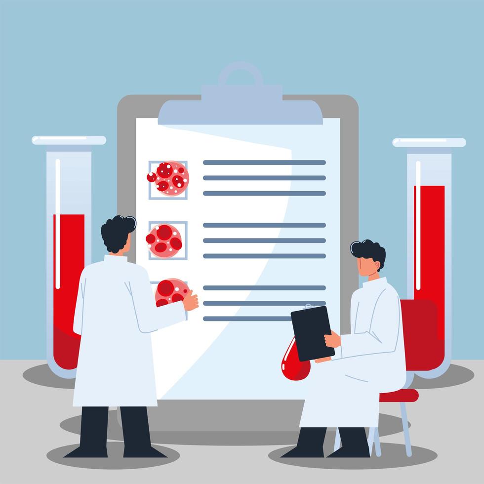 diabetes staff medical vector