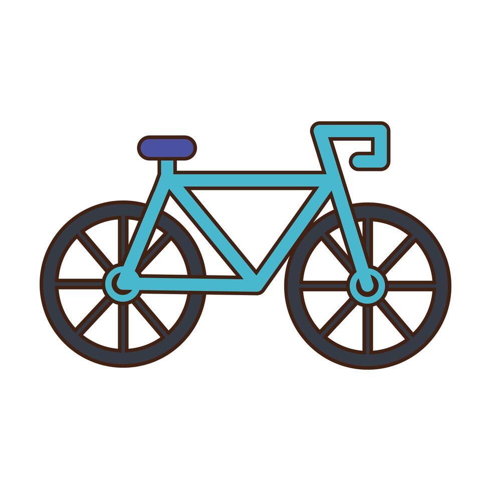 bicycle sport vehicle isolated icon vector