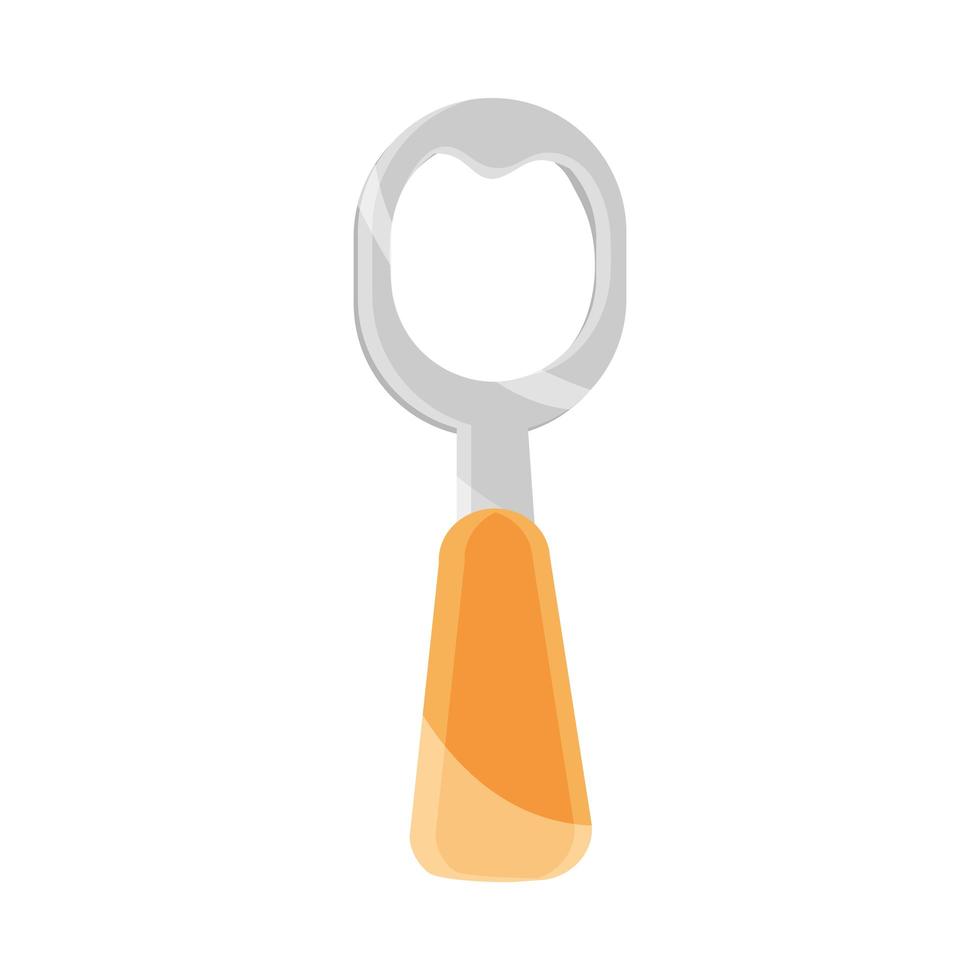 opener bottle drink flat icon design vector