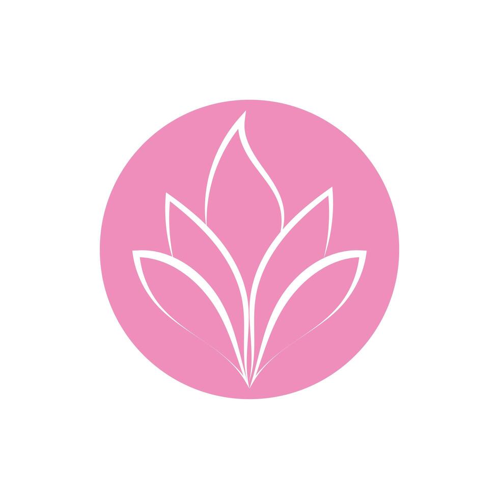 ecology leaves plants block and line style vector
