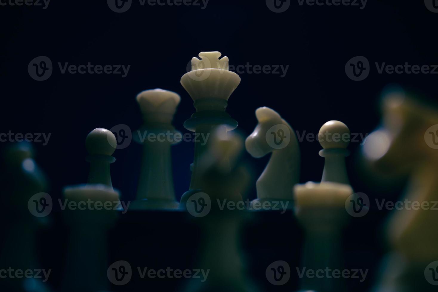 juego de mesa de ajedrez foto