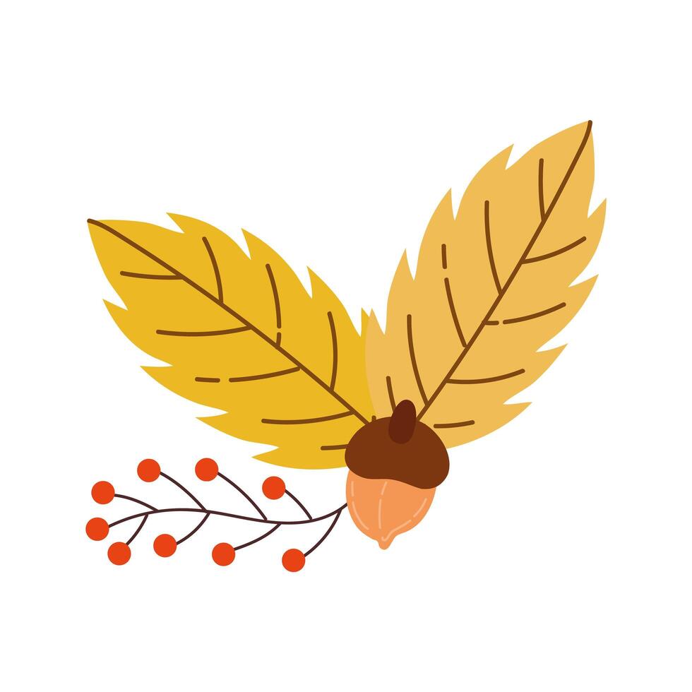 autumn season leaves vector