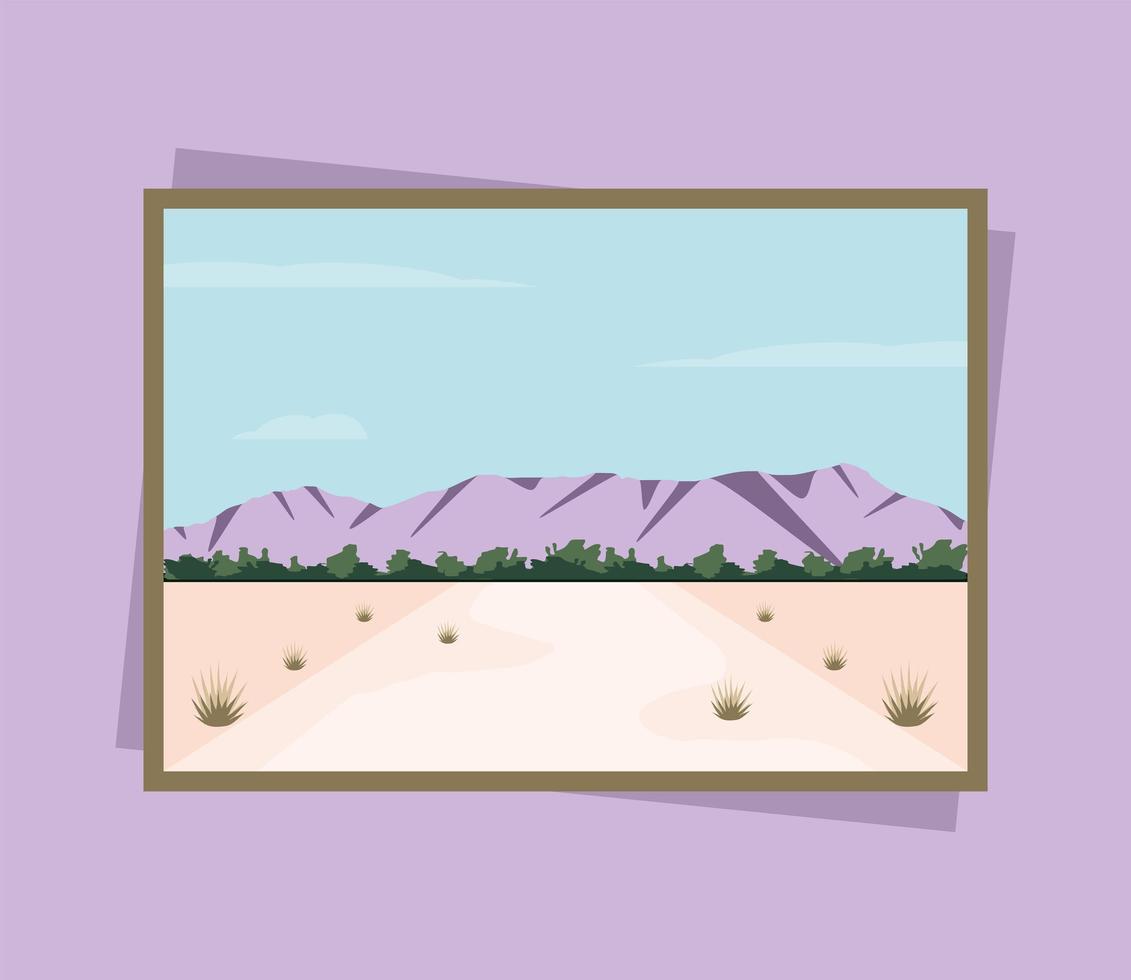 landscape mountains photo vector