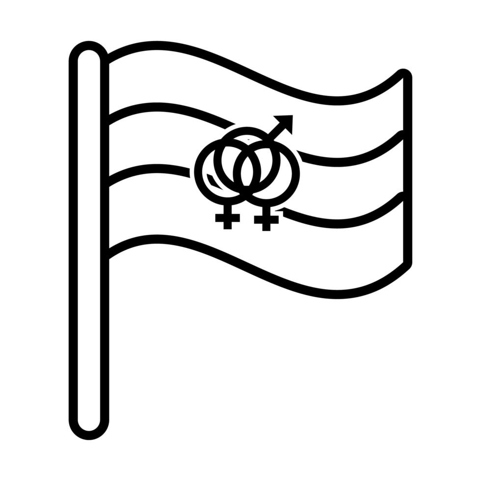 sexual orientation flag vector