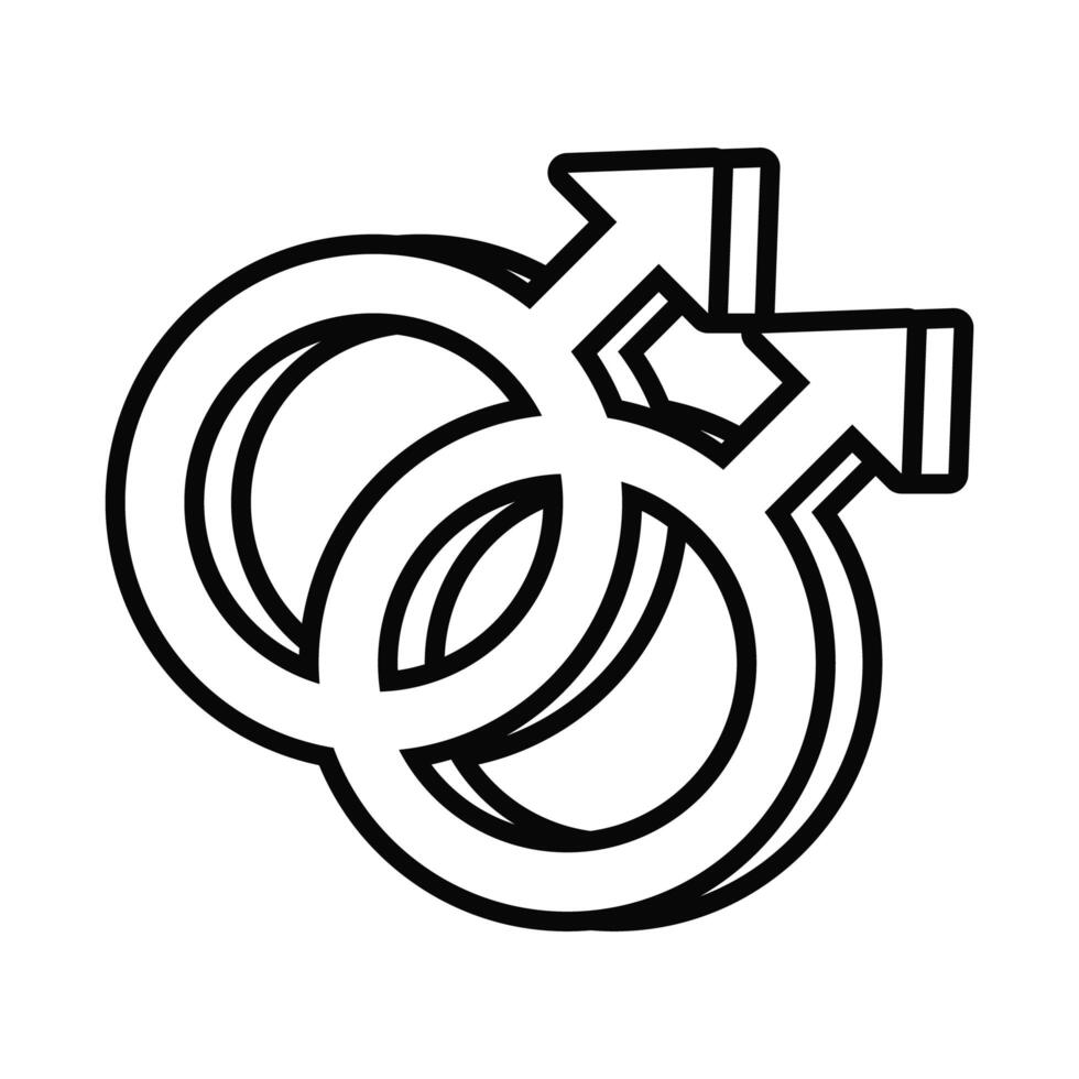 sexual orientation symbol icon vector