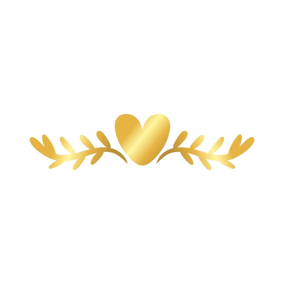 Arabesque gold element vector