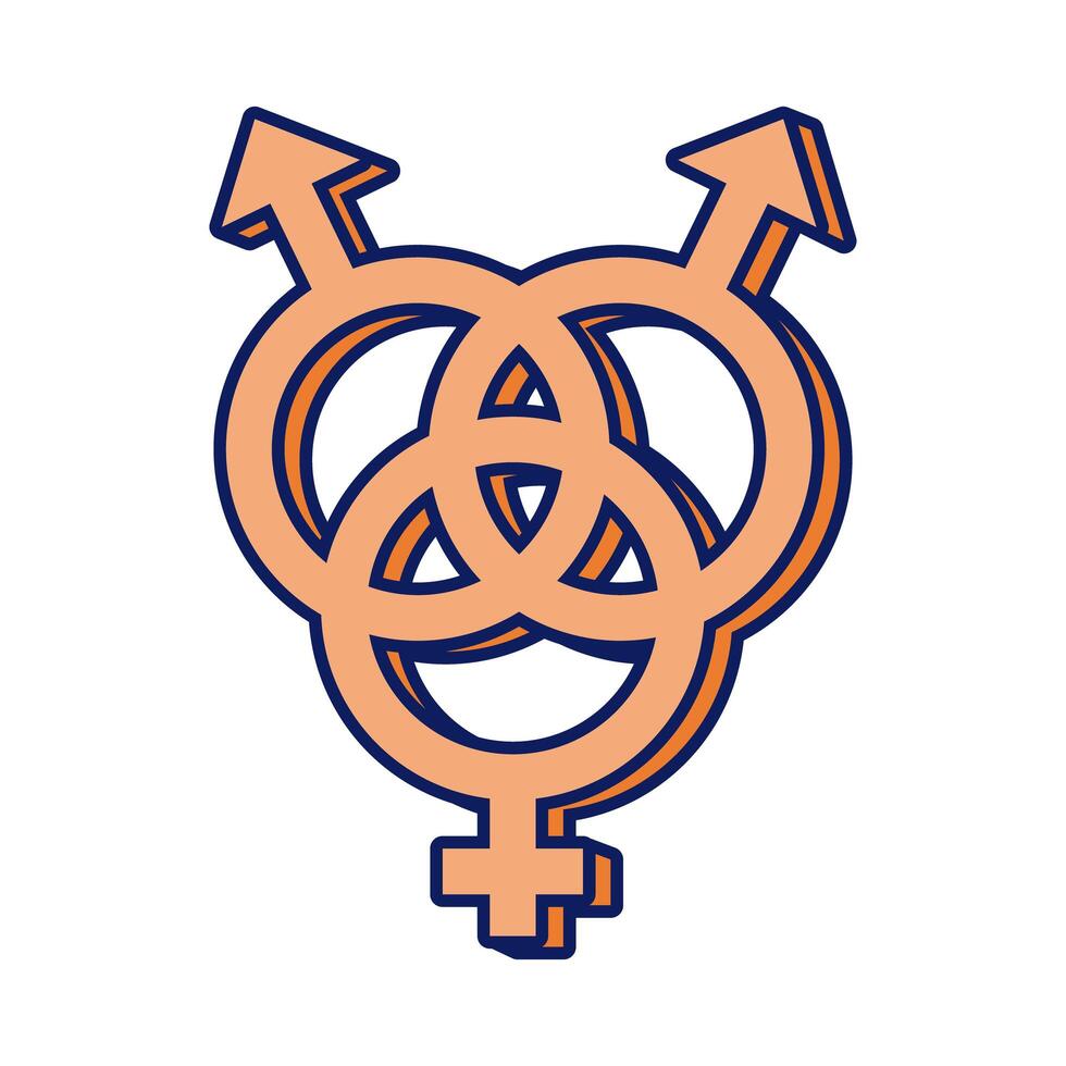 LGBTQ community symbol icon vector