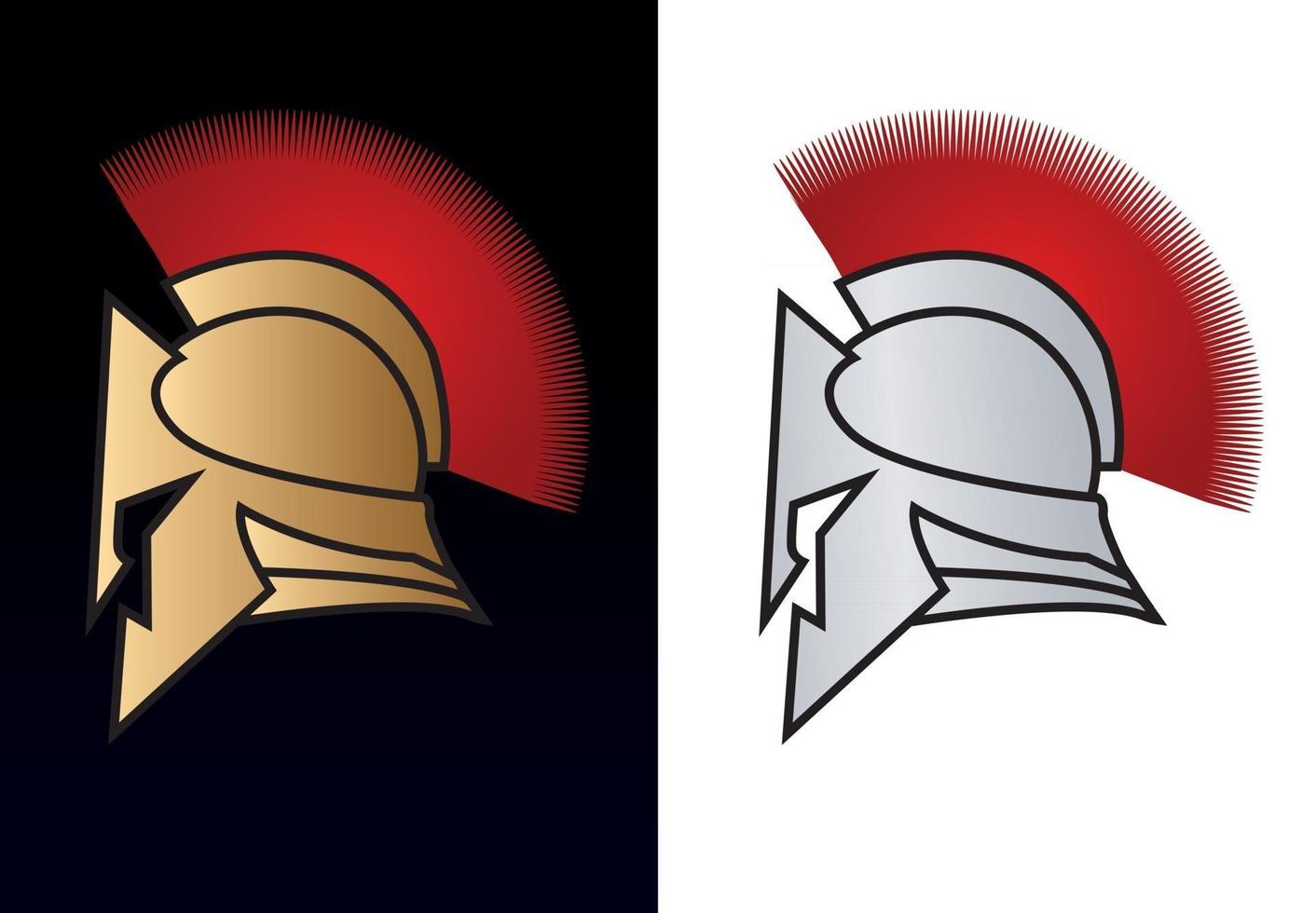 Spartan Helmet Roman Warrior vector