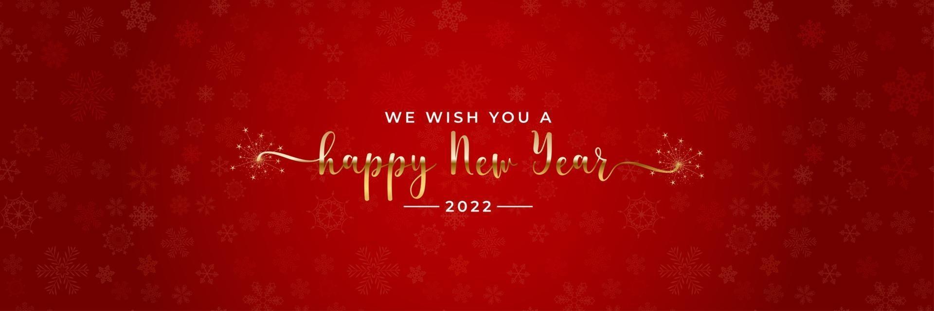 feliz año nuevo 2022 tarjeta de felicitación vector