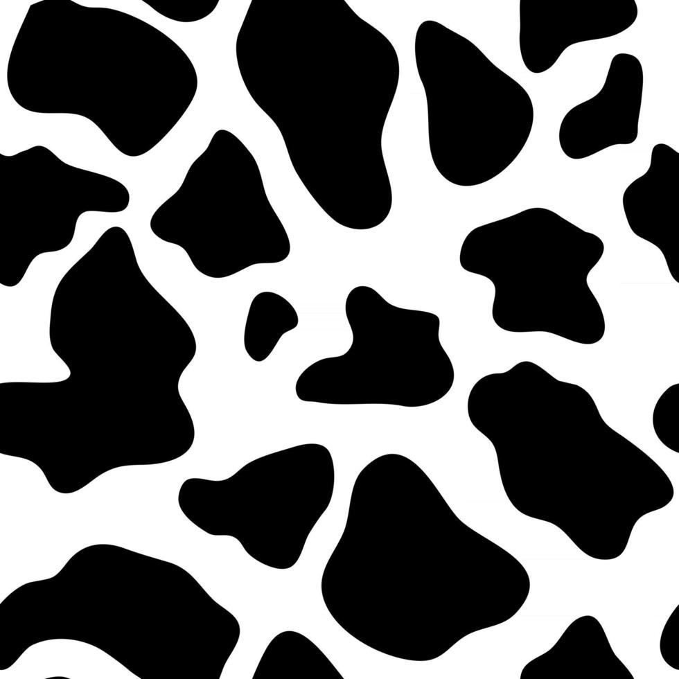 textura de piel de vaca de patrones sin fisuras. Fondo de papel tapiz de  piel. ilustración vectorial 2607606 Vector en Vecteezy