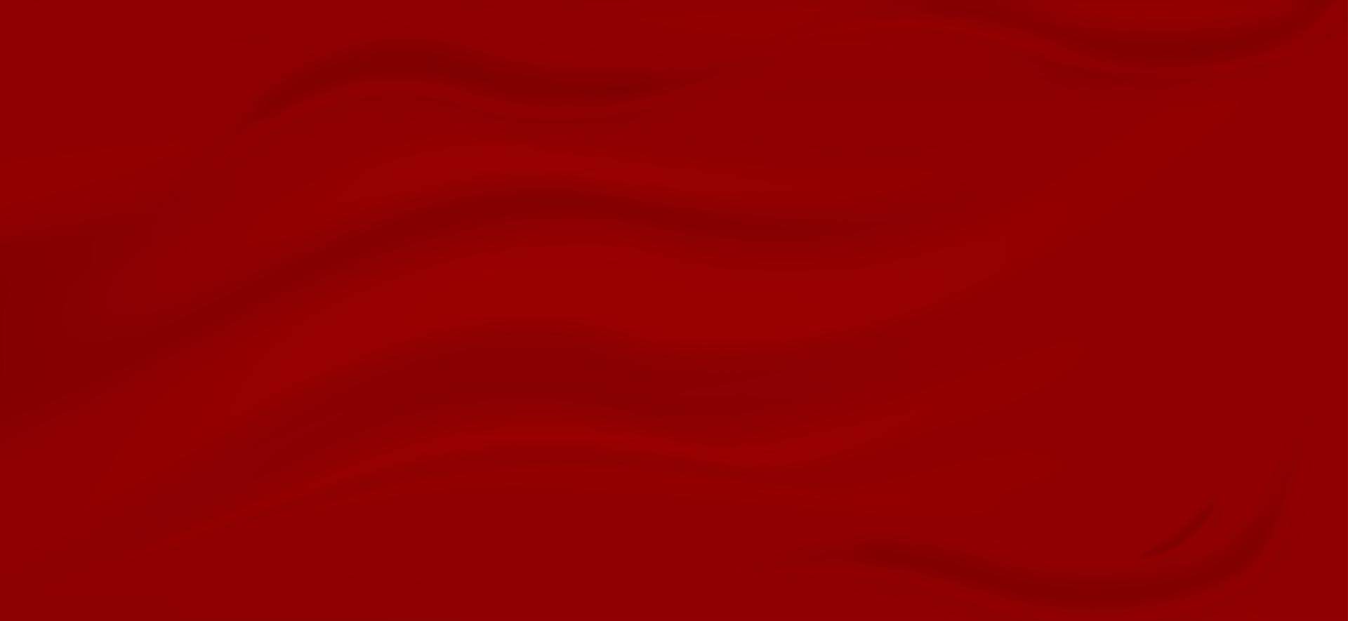 Realistic red silk satin fabric background. Vector Illustration