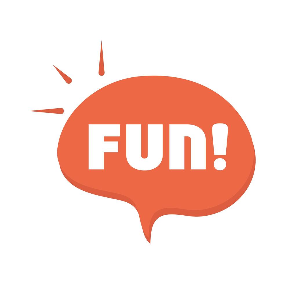 slang bubbles cartoon fun text over white background flat icon design vector