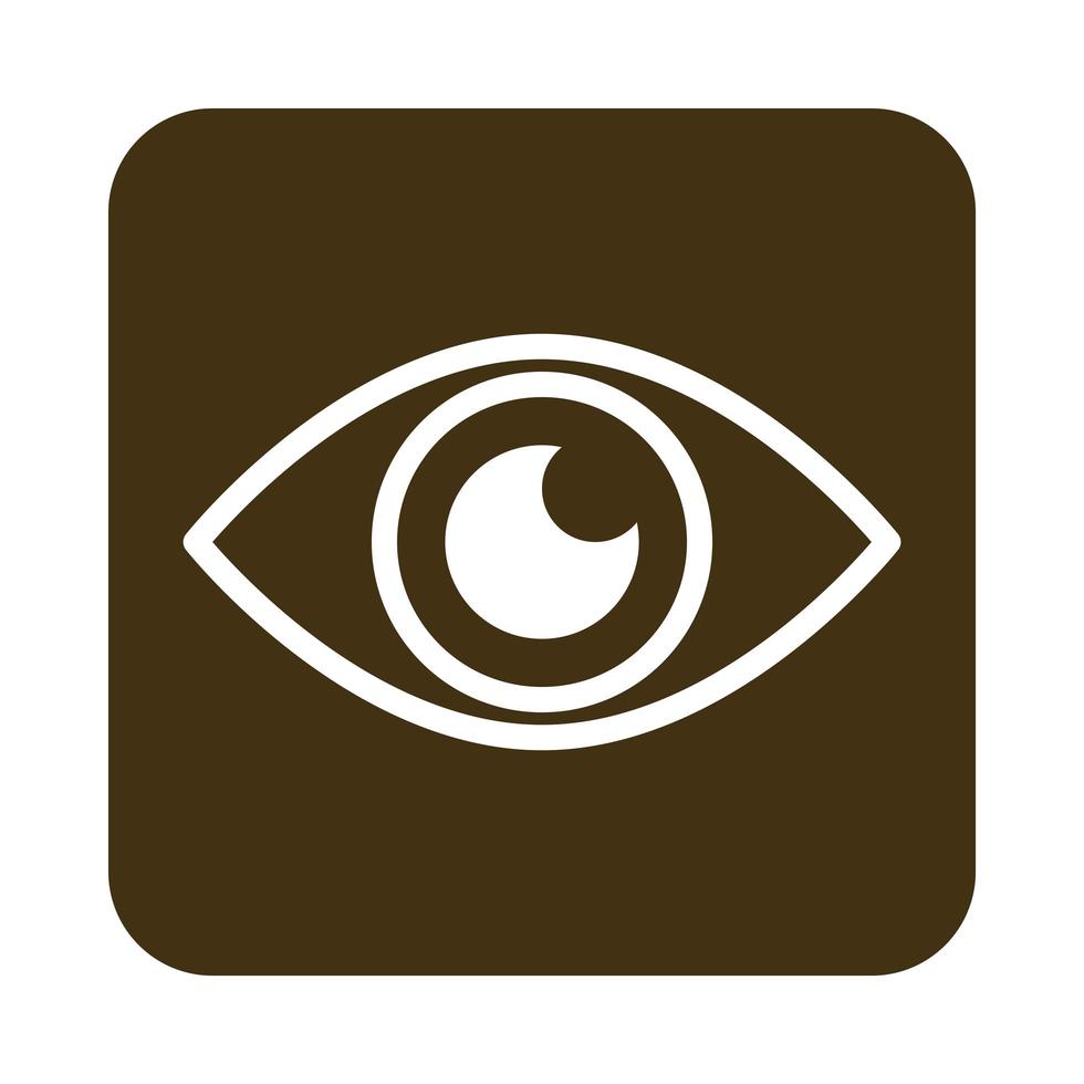 mobile application surveillance web button menu digital flat style icon vector