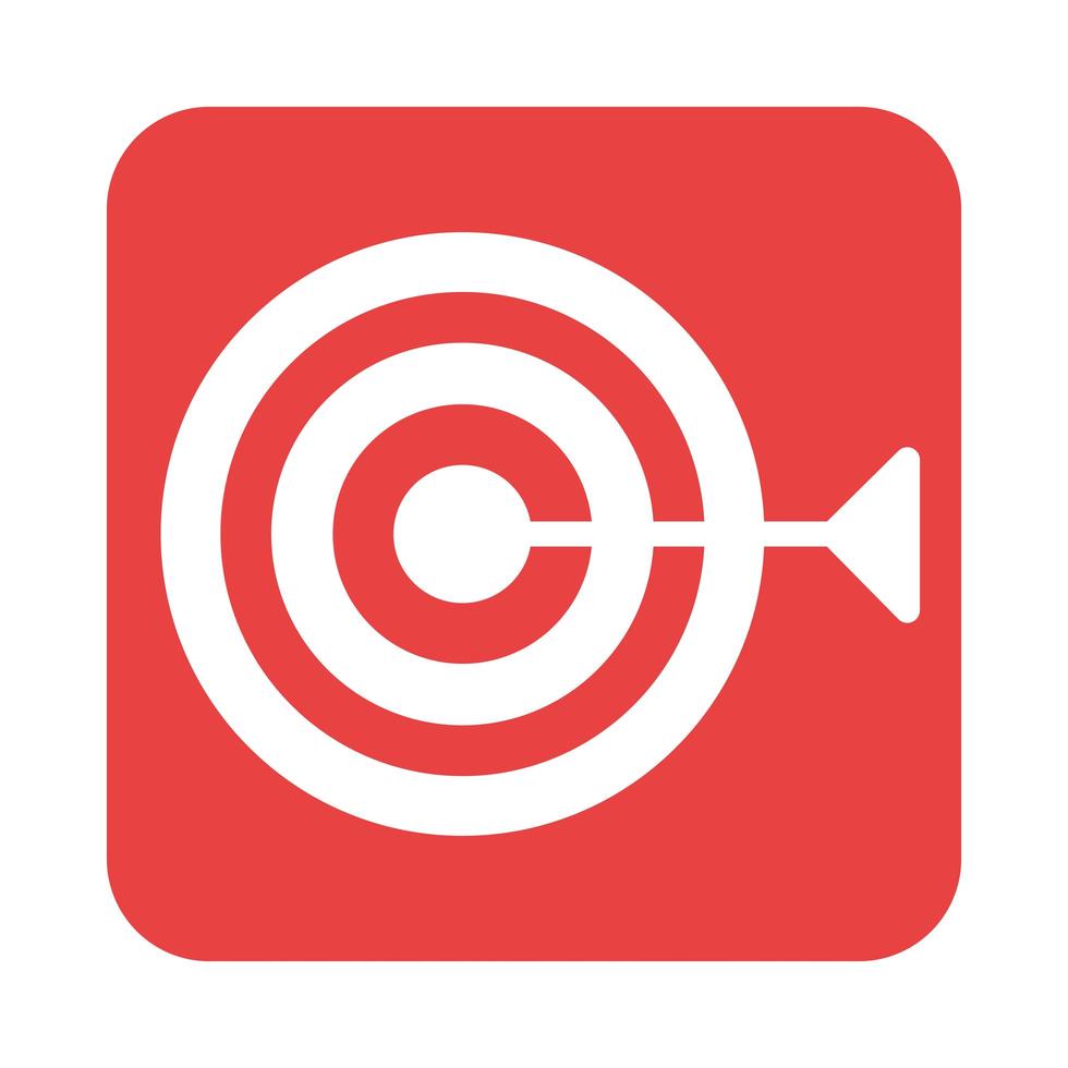 mobile application target web button menu digital flat style icon vector
