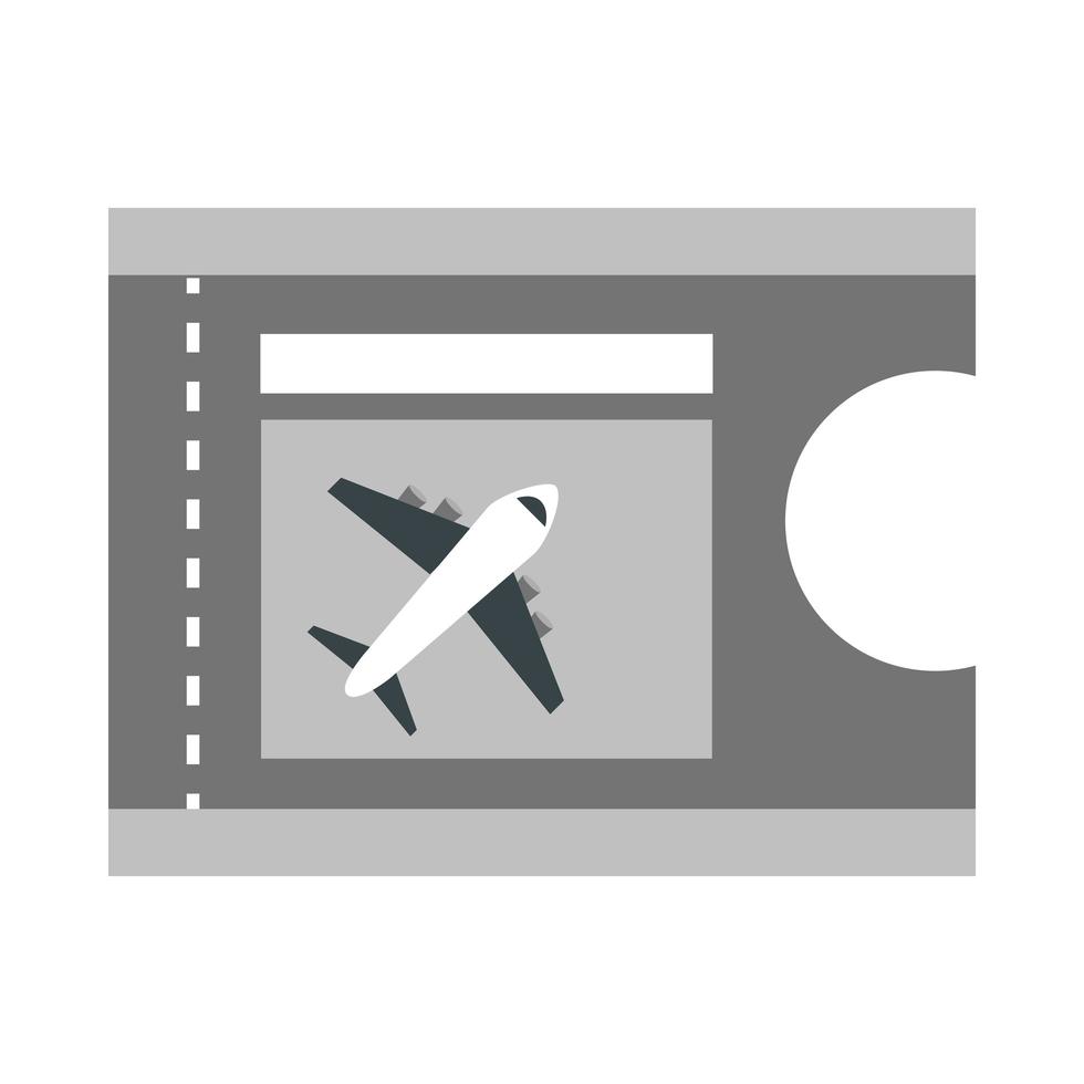 airport airline ticket travel transport terminal tourism or business flat style icon vector