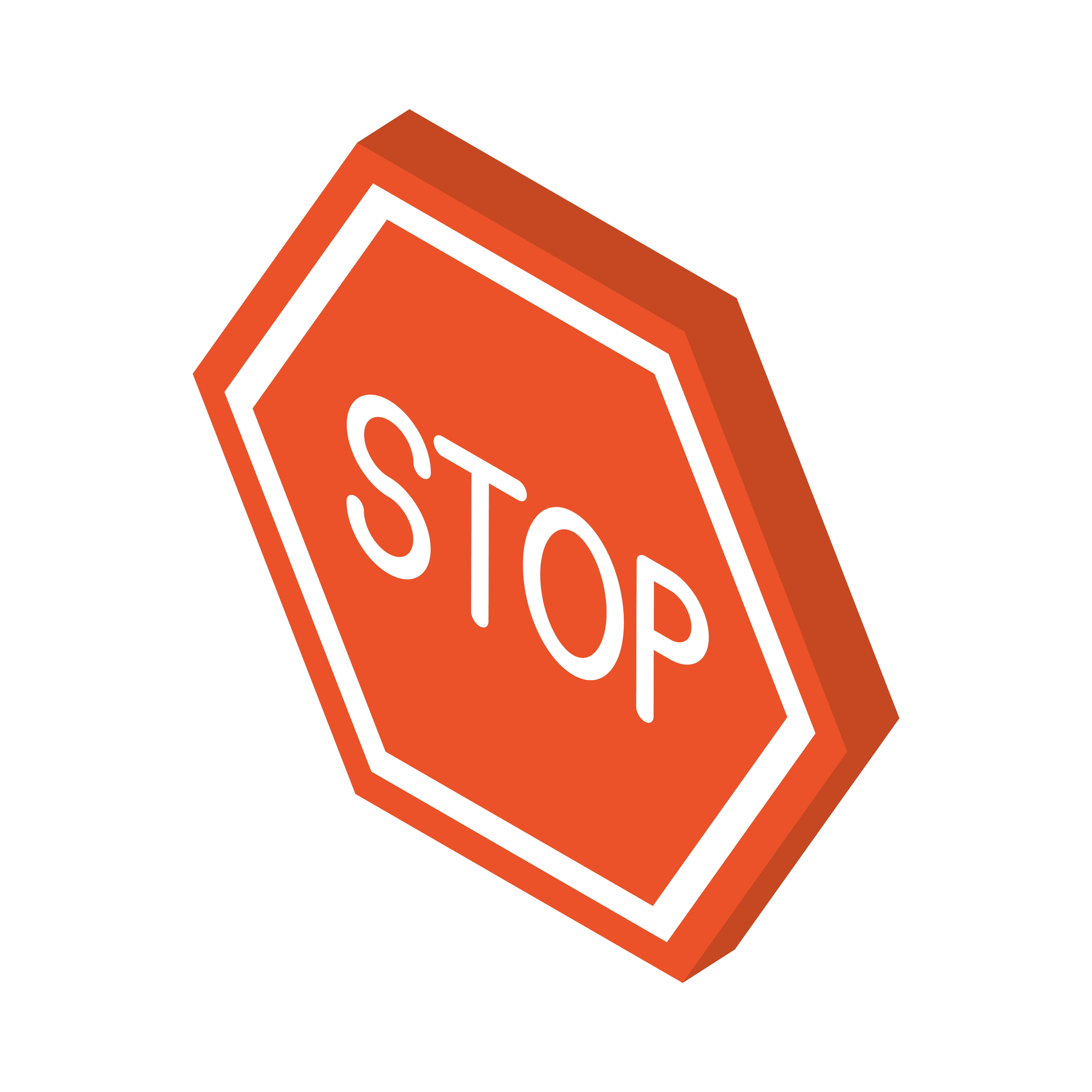 isometric repair construction stop sign board work tool and equipment flat style icon design 2608840 vector art at vecteezy
