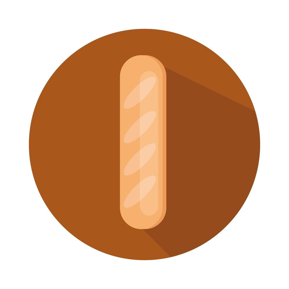 bread menu bakery food product block and flat icon vector