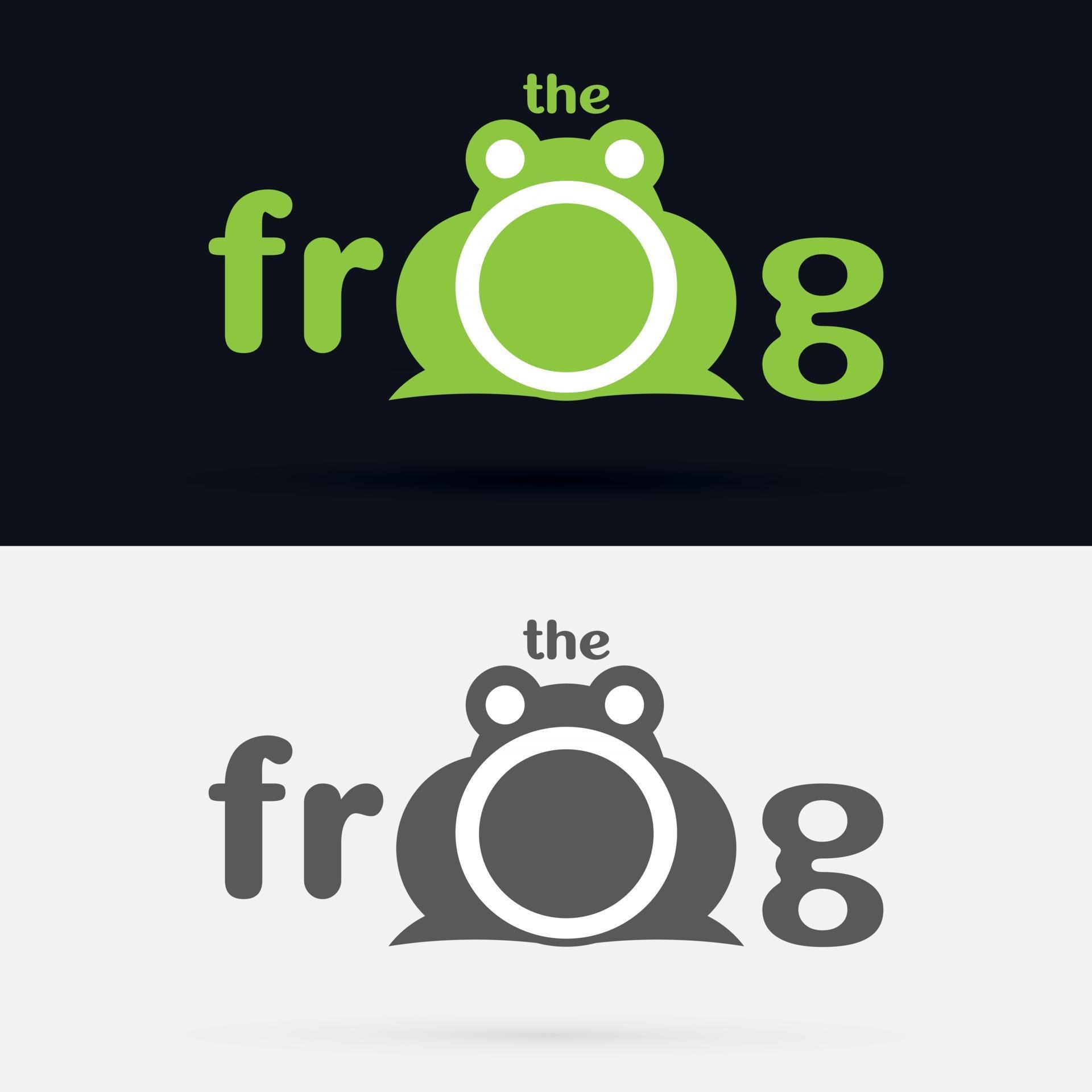 Text Frog Vector 2611681 Vector Art at Vecteezy