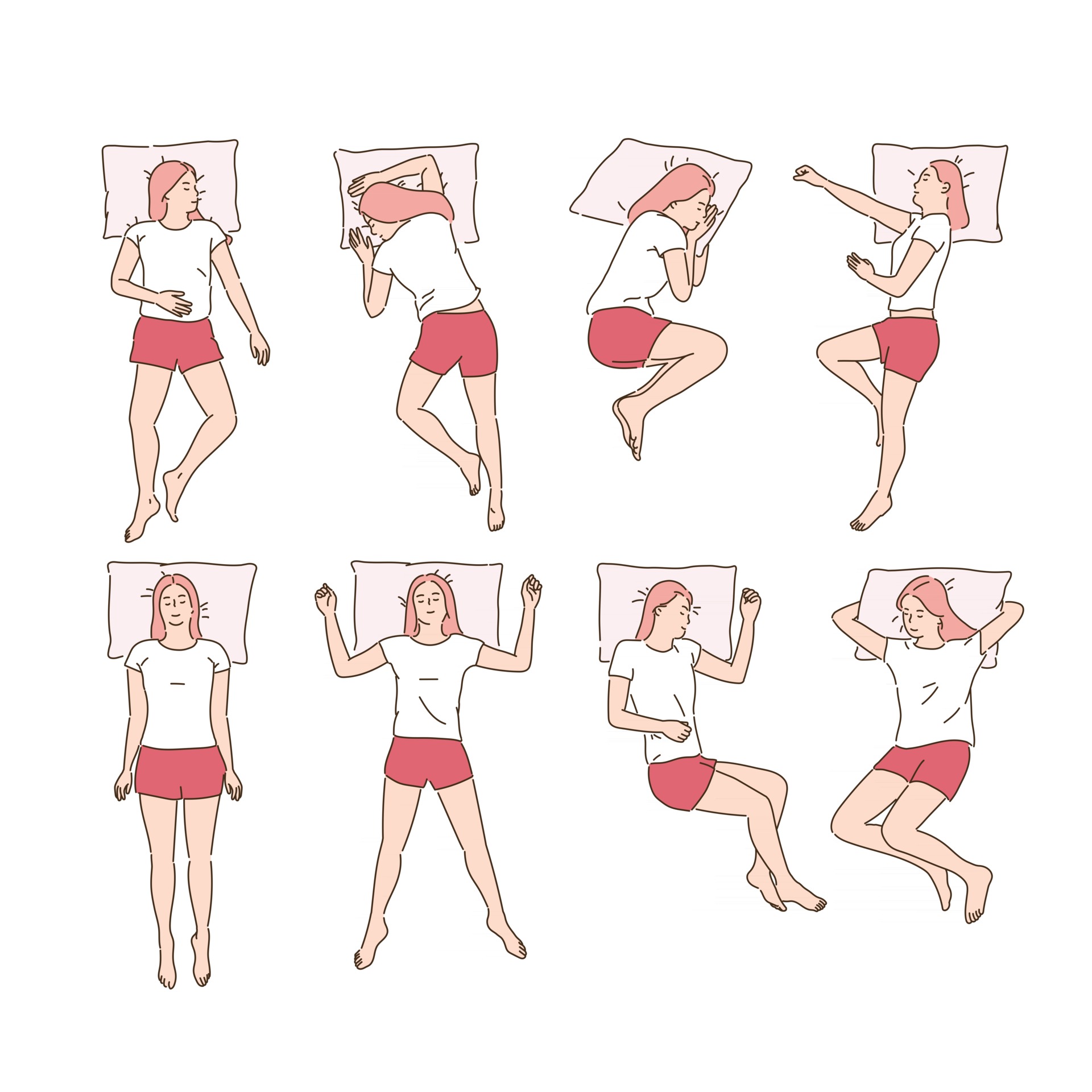 Sleeping poses Various action poses. hand drawn style vector design illustrations. 2612184 Vector Art at Vecteezy Sleeping poses Various action poses. hand drawn style vector design illustrations. 2612184 Vector Art at Vecteezy