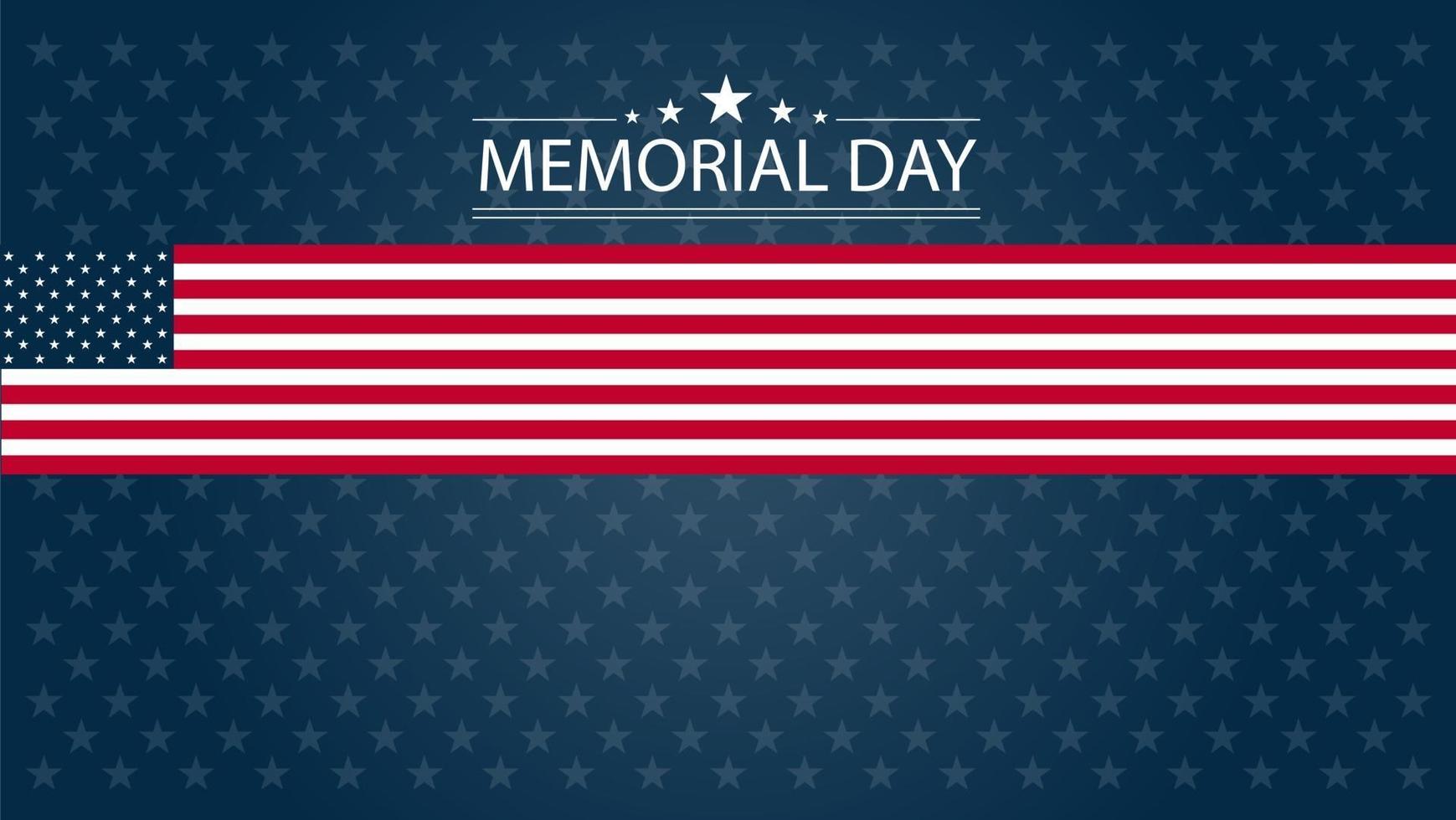 Memorial day or Independence day  concept vector