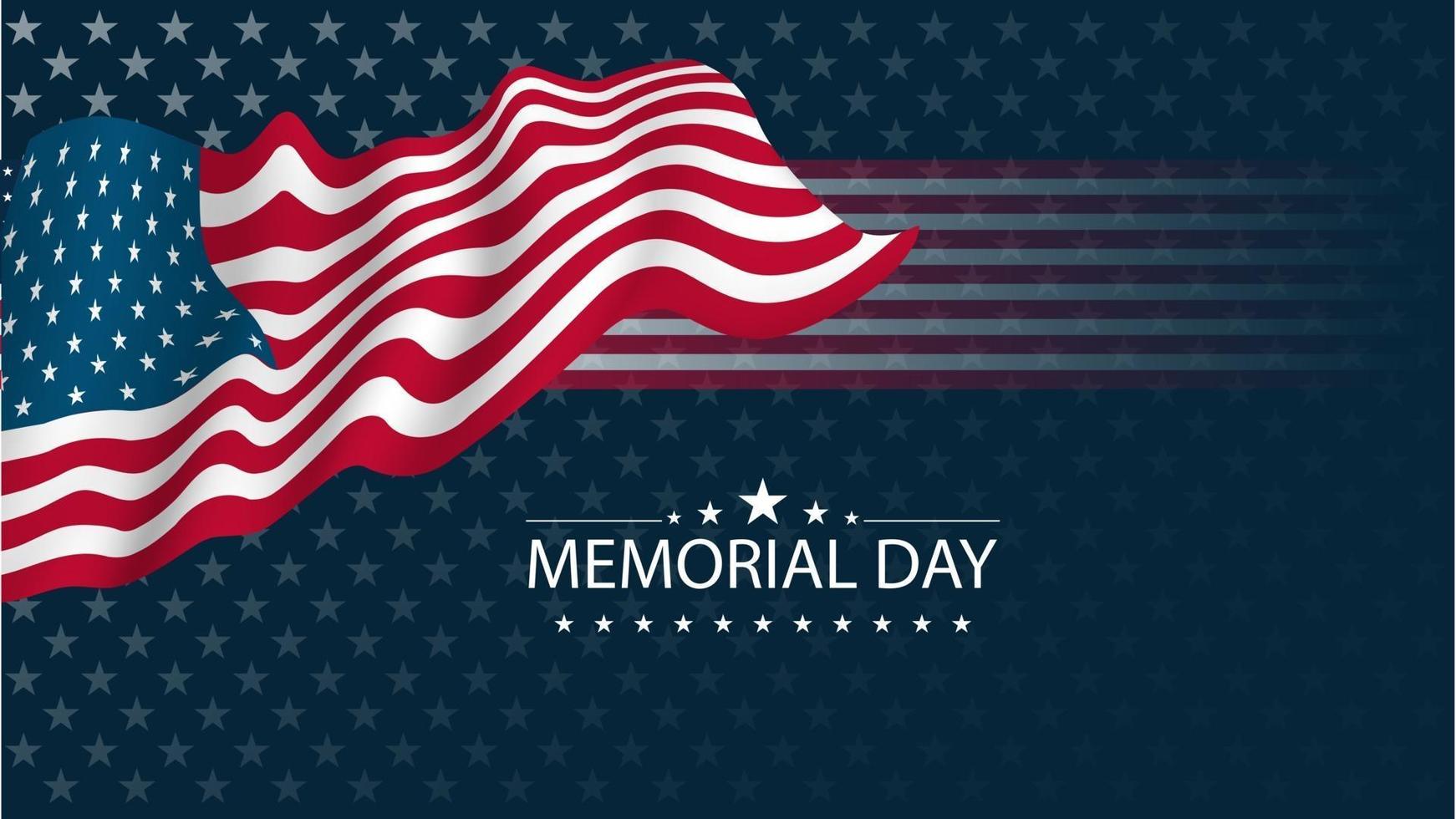 Memorial day or Independence day concept vector