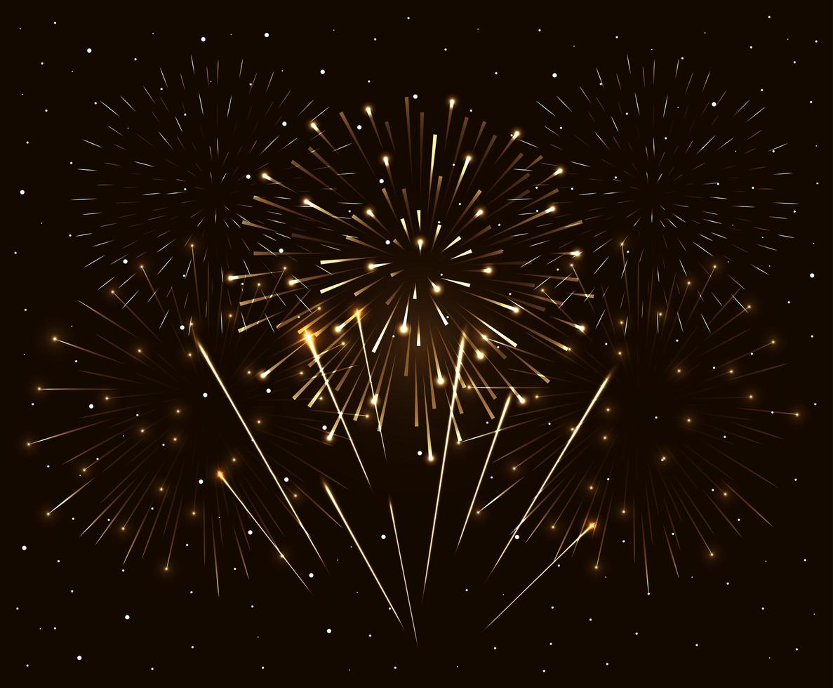 fireworks splash explosion background icon vector