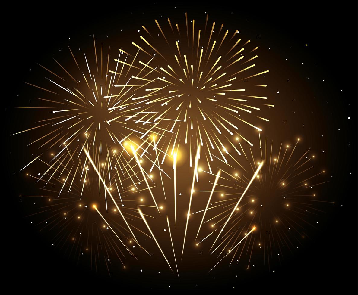 fireworks splash explosion background icon vector