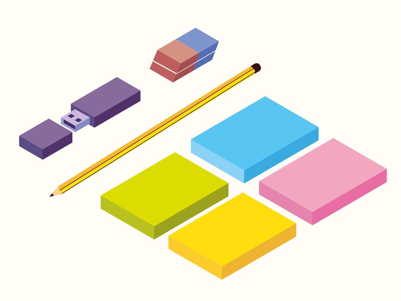 work office icons vector