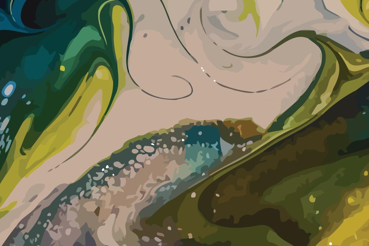 Abstract liquid background vector