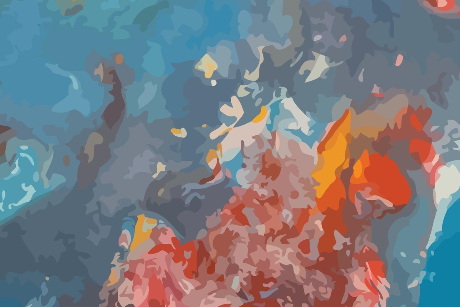 Abstract liquid background vector