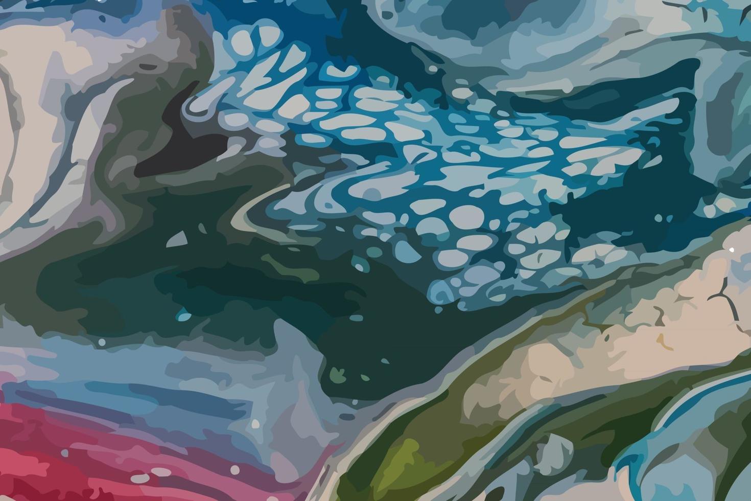 Abstract liquid background vector