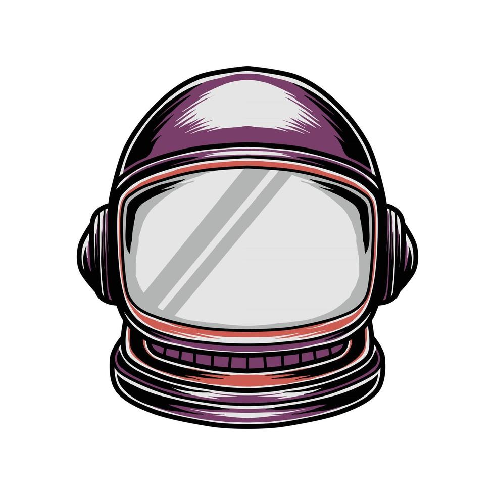 diseño de casco de astronauta 2614568 Vector en Vecteezy