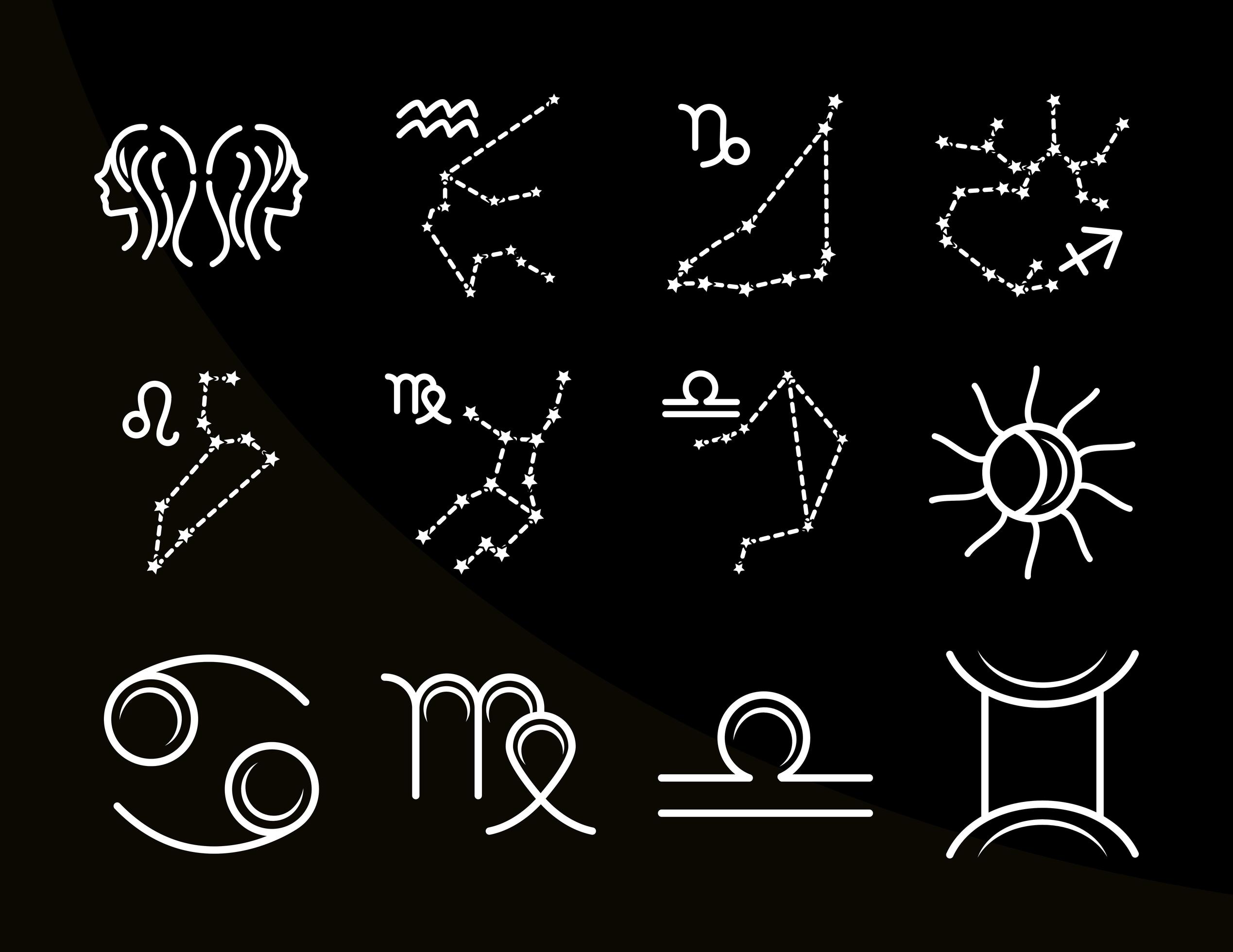 zodiac astrology horoscope calendar constellation gemini cancer leo