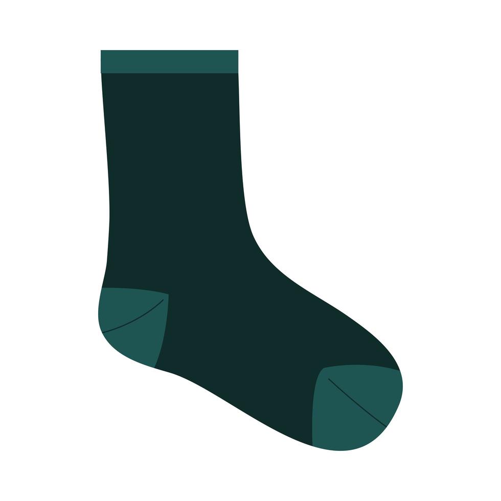 dark green sock icon vector design