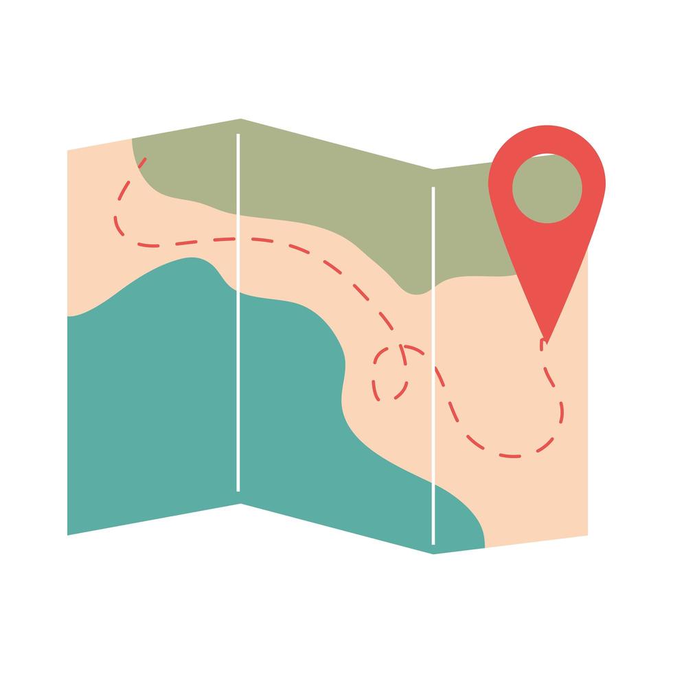 travel vacations gps navigation location pointer map isolated vector icon