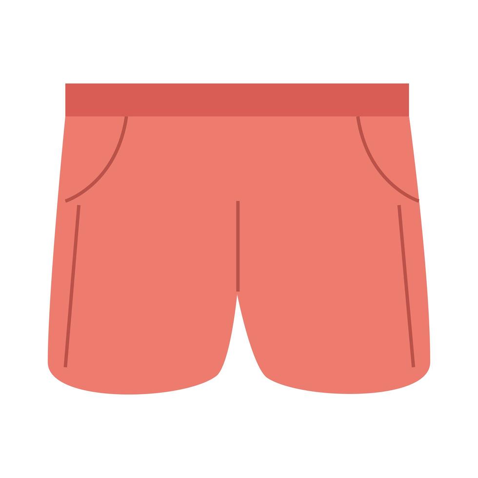 sport male swimwear clothes isolated vector icon