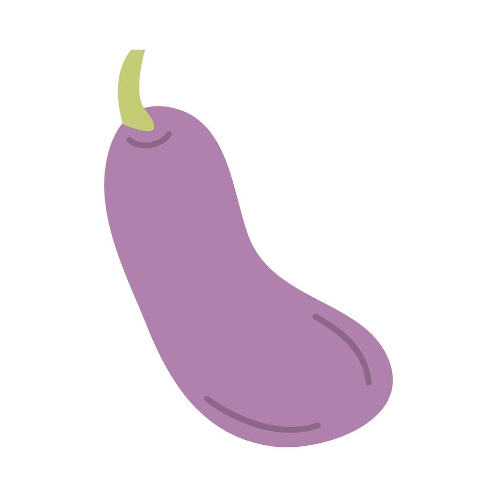 eggplant vegetable icon vector design