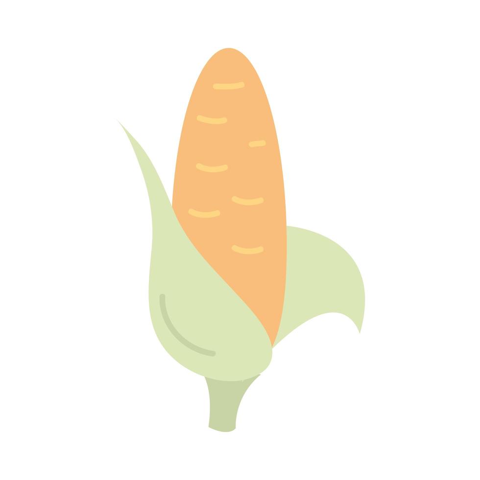 diseño de vector de icono de comida de maíz