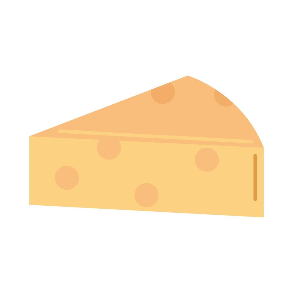 icono de queso diseño vectorial aislado vector