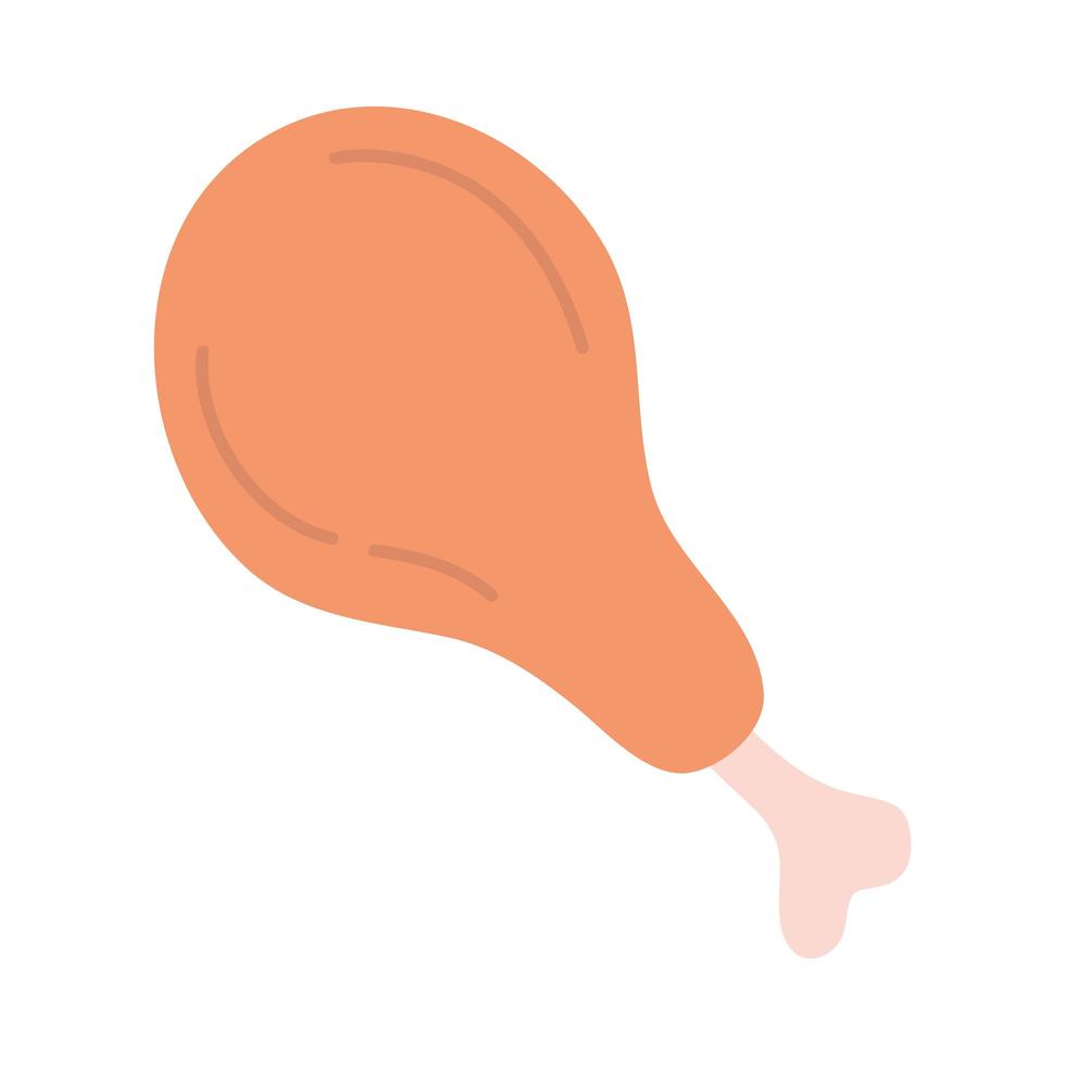 icono de pollo diseño vectorial aislado vector