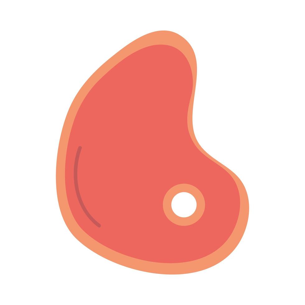 icono de carne diseño vectorial aislado vector