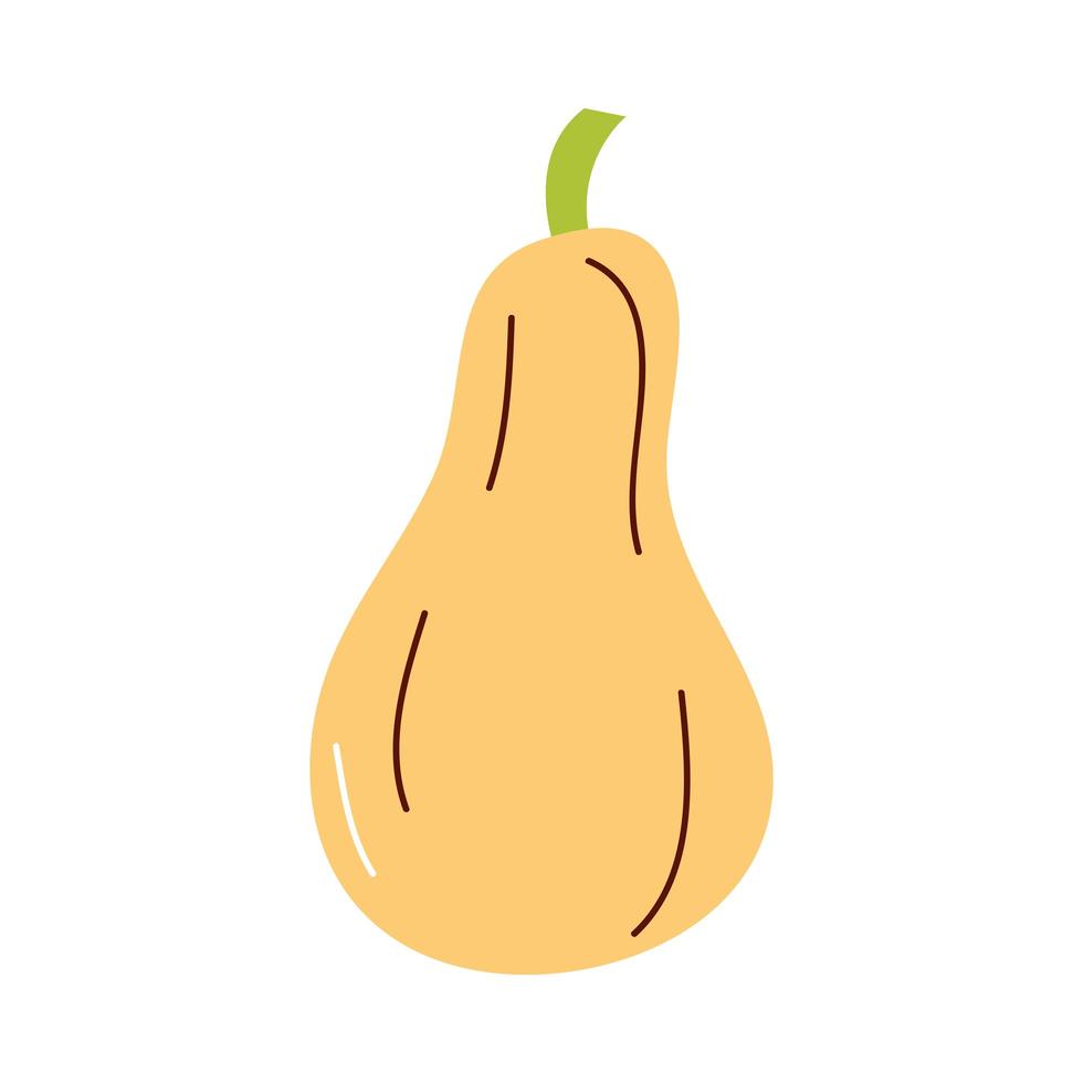 diseño de vector de icono de vegetales de calabaza