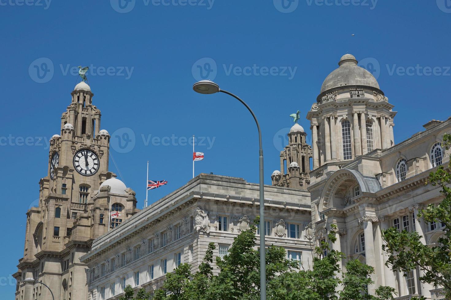 Edificio del puerto de Liverpool u oficina del muelle, Liverpool, Reino Unido foto