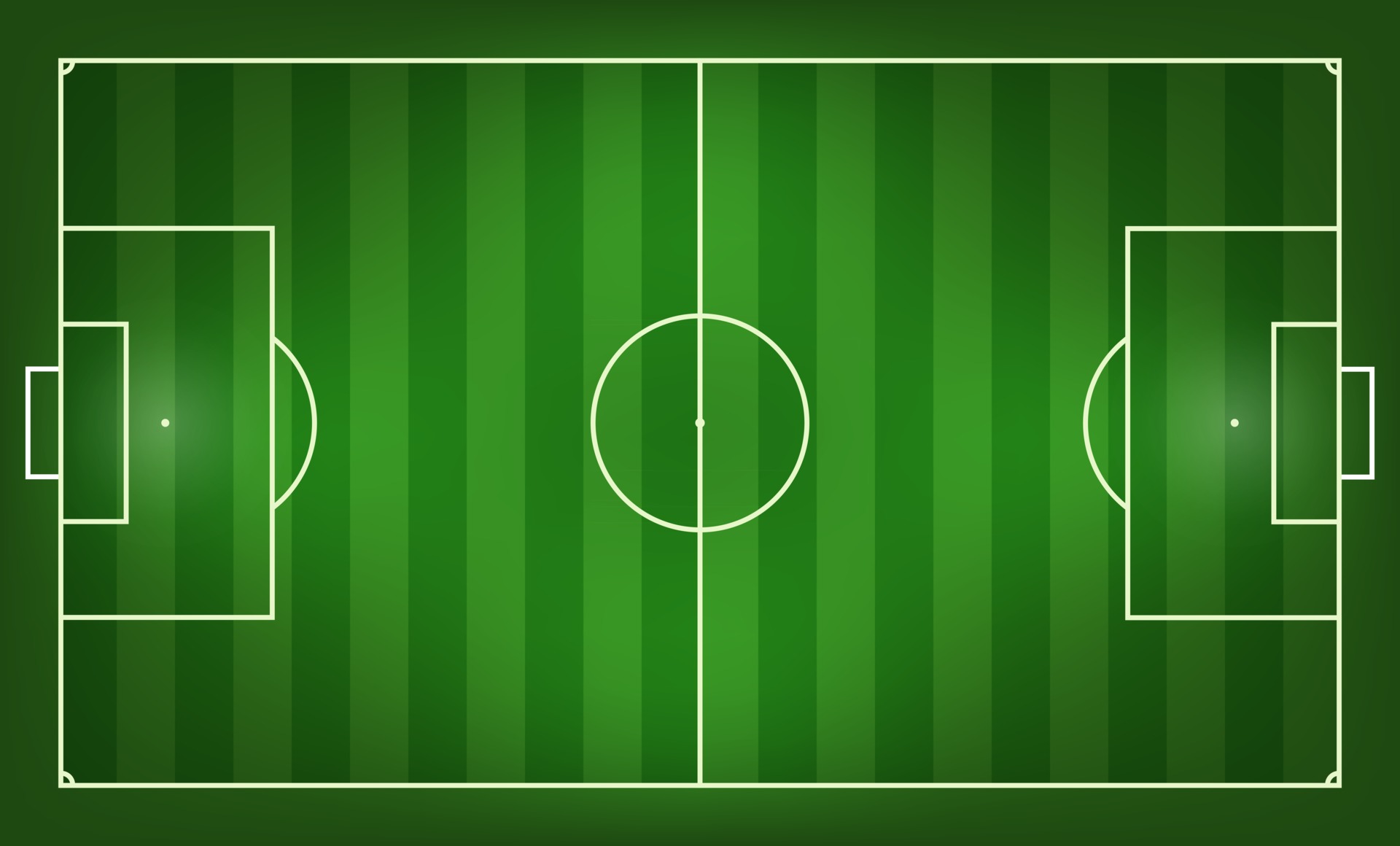 Football field vector illustration. Top view 2617220 Vector Art at Vecteezy