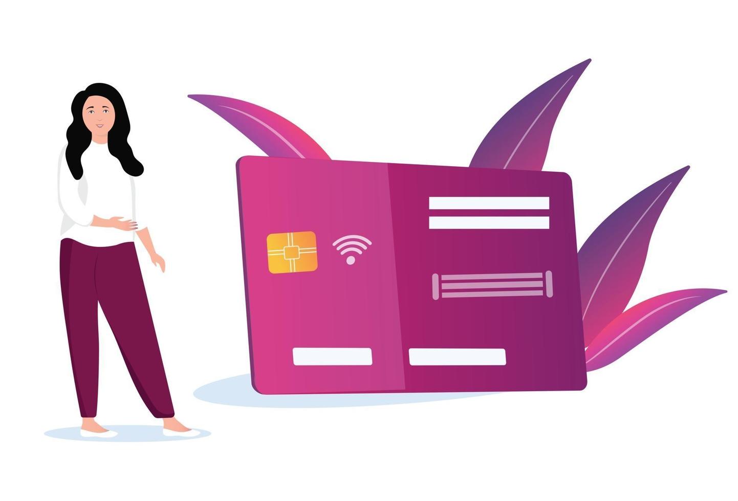 Credit card payments vector