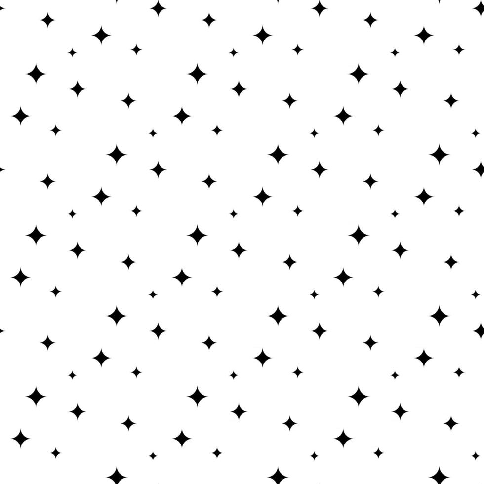 Starry sky Night view of the stars Seamless pattern vector