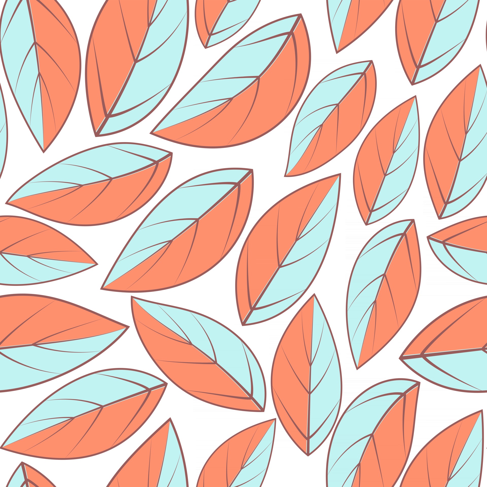 Modern Leaf Illustration Pattern Tropical Background With Leaves Vector Art At Vecteezy