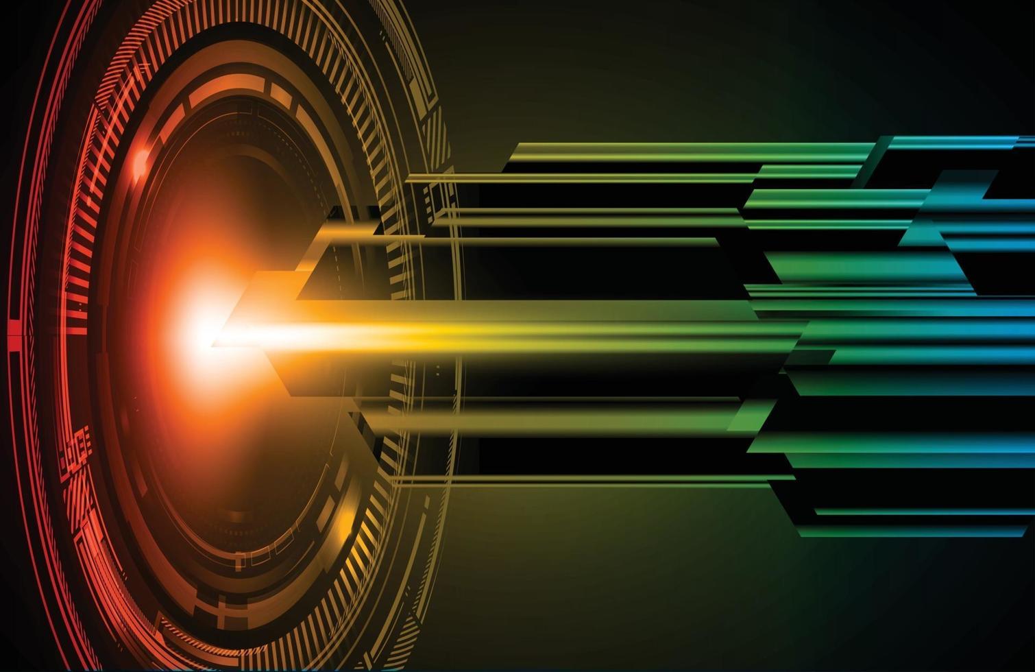 cyber circuit future technology concept background vector